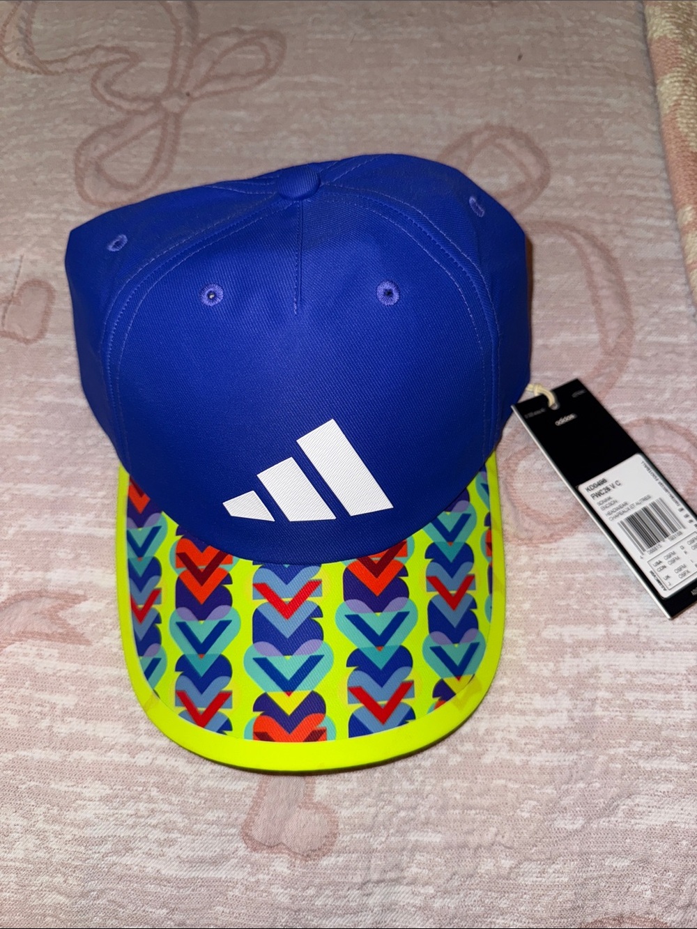 adidas Royal Blue Snapback with Neon Yellow Multicolor cap WORLD CUP 2026